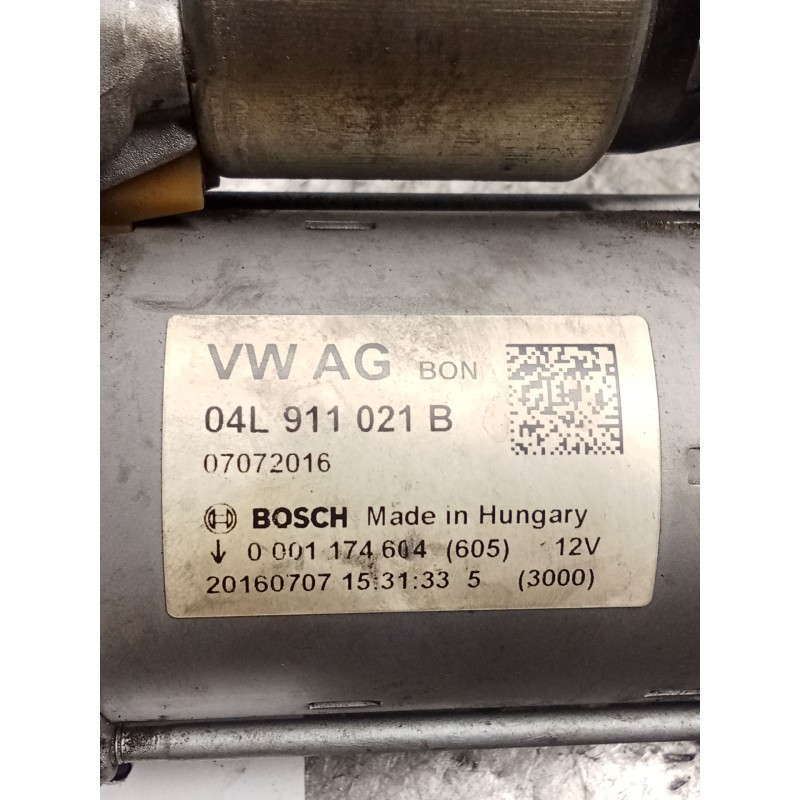 Recambio de motor arranque para audi q5 (fyb, fyg) 2.0 tdi quattro referencia OEM IAM 04L911021B 001174604 