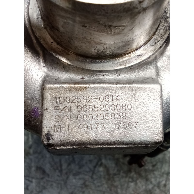 Recambio de turbocompresor para citroën jumpy ii furgoneta 1.6 hdi 90 16v referencia OEM IAM 9685293080  