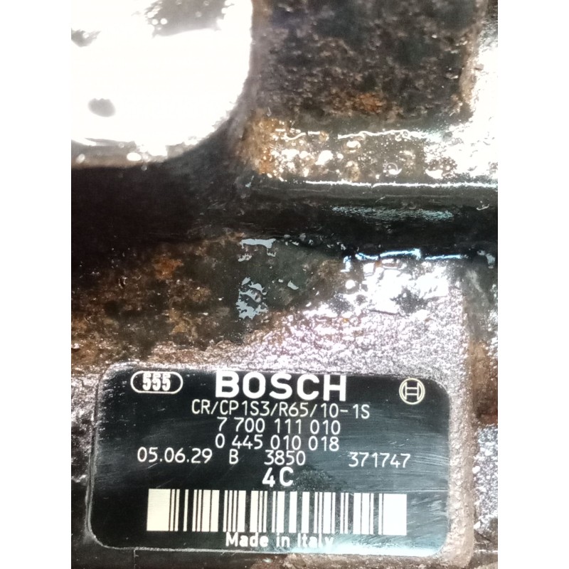 Recambio de bomba inyeccion para renault kangoo express (fc0/1_) 1.9 dci 4x4 (fc0v) referencia OEM IAM 0445010018 7700111010 BOS