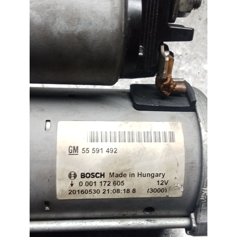 Recambio de motor arranque para opel corsa e (x15) 1.3 cdti (08, 68) referencia OEM IAM 55591492 0001172605 