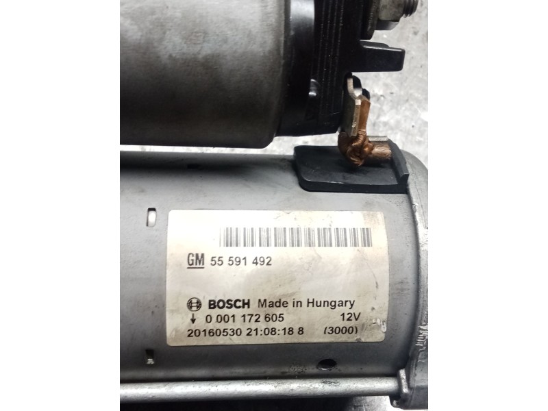 Recambio de motor arranque para opel corsa e (x15) 1.3 cdti (08, 68) referencia OEM IAM 55591492 0001172605 