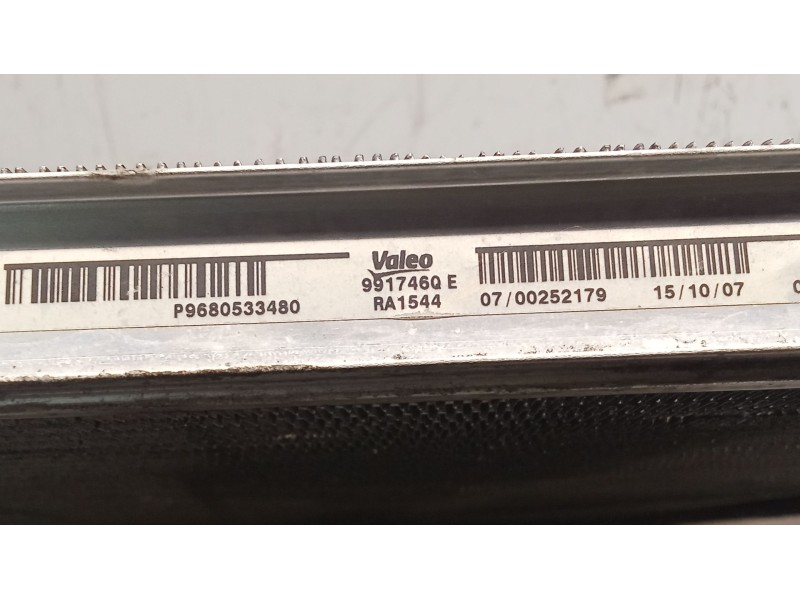 Recambio de radiador agua para citroën c4 grand picasso i (ua_) 2.0 hdi 138 referencia OEM IAM 9680533480  