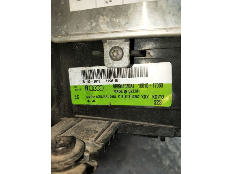 Recambio de faro derecho para audi q5 (8rb) 3.0 tdi quattro referencia OEM IAM 8R0941030AJ 8K0941597C W003T20171