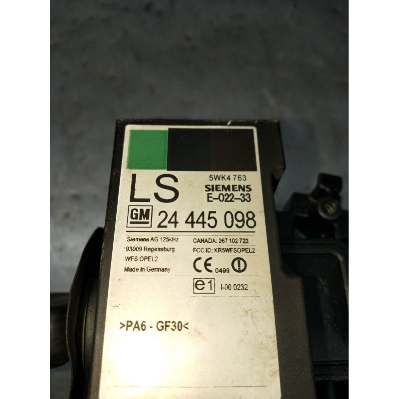 Recambio de conmutador de arranque para opel astra g hatchback (t98) 1.6 (f08, f48) referencia OEM IAM 24445098 5WK4763 