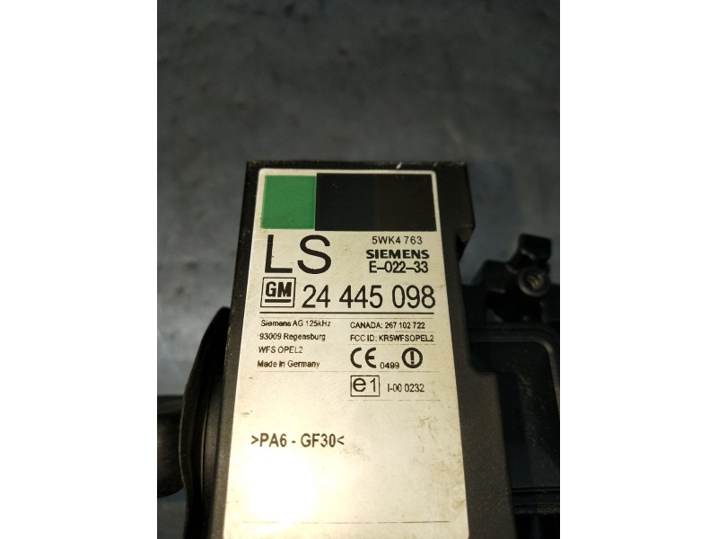 Recambio de conmutador de arranque para opel astra g hatchback (t98) 1.6 (f08, f48) referencia OEM IAM 24445098 5WK4763 