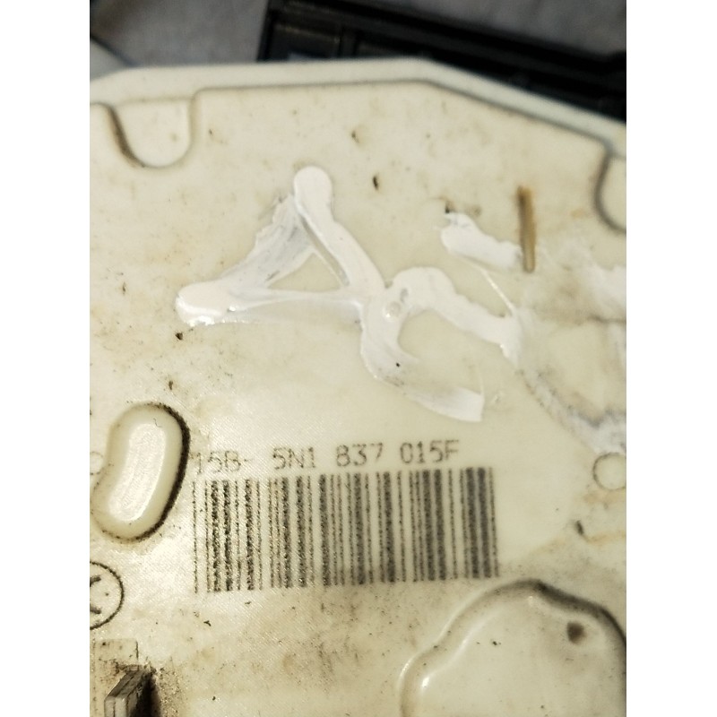 Recambio de motor cierre centralizado delantero izquierdo para volkswagen tiguan (5n_) 2.0 tdi referencia OEM IAM 5N1837015F 5P 
