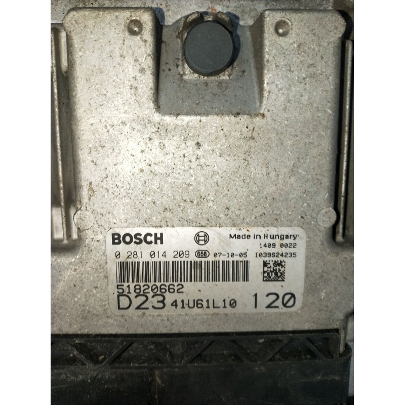 Recambio de centralita motor uce para fiat ducato furgoneta (250_) 120 multijet 2,3 d referencia OEM IAM 0281014209 51820662 D23