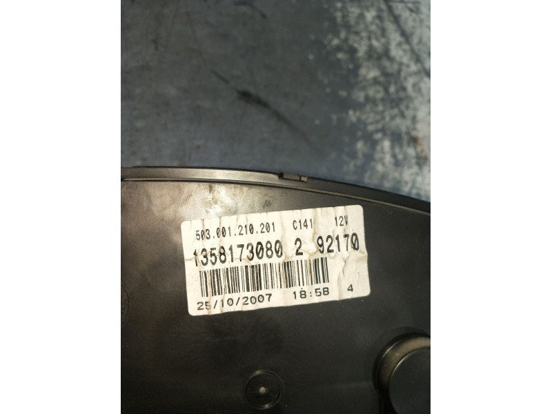 Recambio de cuadro instrumentos para fiat ducato furgoneta (250_) 120 multijet 2,3 d referencia OEM IAM 1358173080 503001210201 