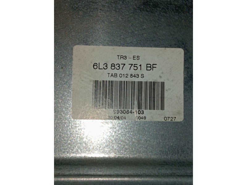 Recambio de elevalunas delantero izquierdo para seat ibiza iii (6l1) 1.9 sdi referencia OEM IAM 6L3837751BF  