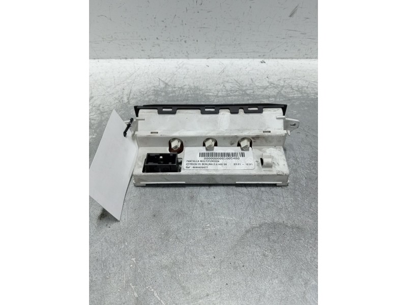 Recambio de pantalla multifuncion para citroën c5 berlina 2.0 hdi sx referencia OEM IAM 9644422477 216672023A D01