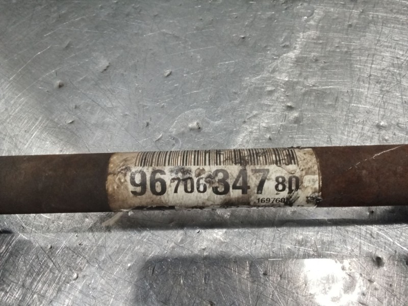 Recambio de transmision delantera derecha para peugeot 206+ (2l_, 2m_) 1.4 hdi eco 70 referencia OEM IAM 9670634780  