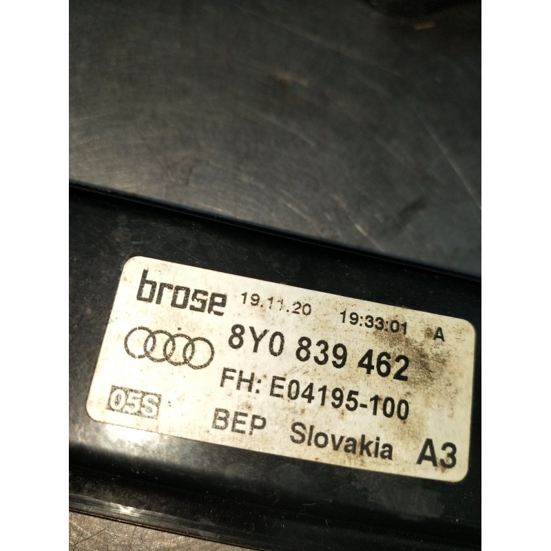 Recambio de elevalunas trasero derecho para audi a3 sportback (8ya, 8yf) 35 tdi referencia OEM IAM 0Y0839462 E04195100 5P