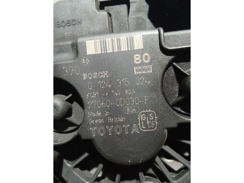 Recambio de alternador para toyota avensis (_t25_) 1.8 (zzt251_) referencia OEM IAM 270600D030  