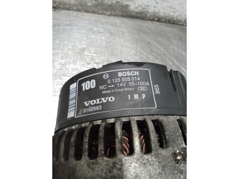 Recambio de alternador para volvo s70 (874) 2.4 referencia OEM IAM 9162683 0123505014 100A