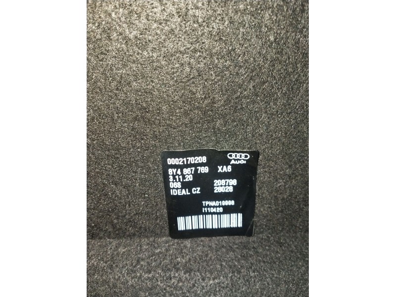 Recambio de bandeja trasera para audi a3 sportback (8ya, 8yf) 35 tdi referencia OEM IAM 0002170208 8Y4867769 