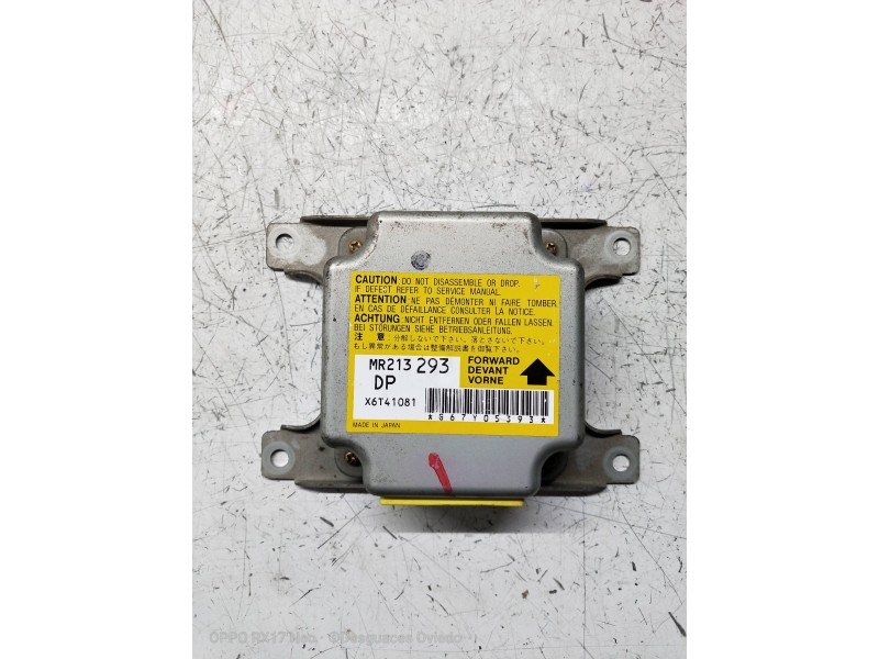 Recambio de centralita airbag para mitsubishi galant berlina (ea0) 2.0 cat referencia OEM IAM MR213293 DP X6T41081
