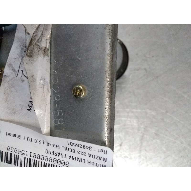 Recambio de motor limpia trasero para mazda 323 berl. f/s (bj) 2.0 td f comfort referencia OEM IAM 34928581  
