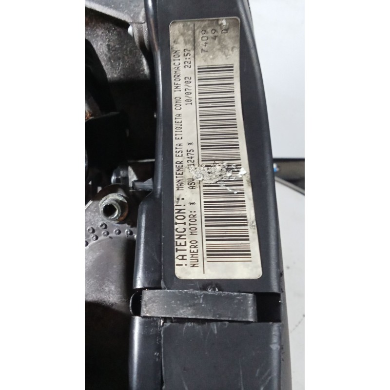 Recambio de motor completo para seat cordoba (6k1, 6k2) 1.9 tdi referencia OEM IAM ASV BOSCH 412475
