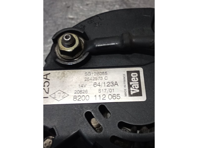 Recambio de alternador para renault laguna ii (bg0/1_) 1.8 16v (bg0b, bg0c, bg0j, bg0m, bg0v) referencia OEM IAM 8200112065  