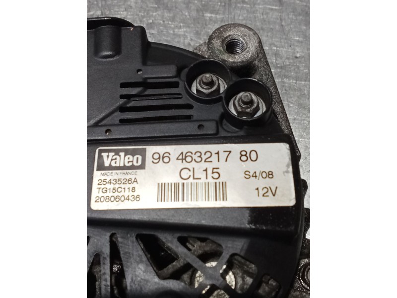 Recambio de alternador para citroën jumpy ii furgoneta 1.6 hdi 90 16v referencia OEM IAM 9646321780  