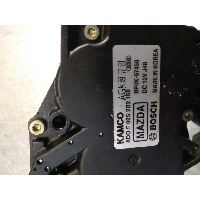 Recambio de motor limpia trasero para mazda 3 berlina (bk) 1.6 cd diesel cat referencia OEM IAM F00S2B2160 BP4K67450 