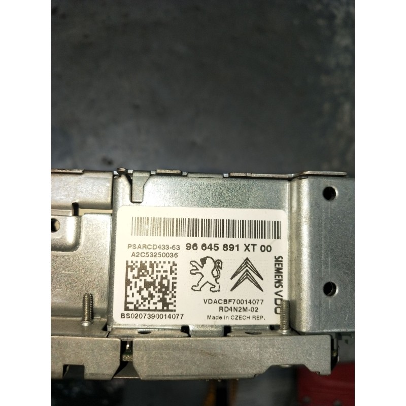 Recambio de sistema audio / radio cd para citroën c4 grand picasso i (ua_) 2.0 hdi 138 referencia OEM IAM 96645891XT00 A2C532500