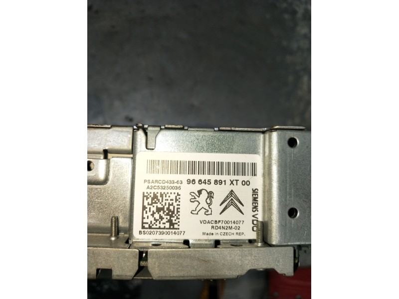 Recambio de sistema audio / radio cd para citroën c4 grand picasso i (ua_) 2.0 hdi 138 referencia OEM IAM 96645891XT00 A2C532500