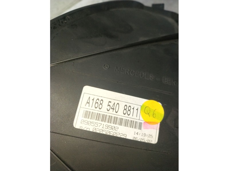 Recambio de cuadro instrumentos para mercedes-benz clase a (w168) a 140 (168.031, 168.131) referencia OEM IAM A1685408811  