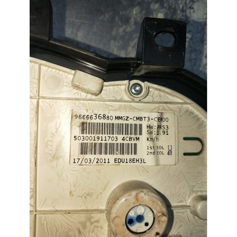 Recambio de cuadro instrumentos para peugeot 206+ (2l_, 2m_) 1.4 hdi eco 70 referencia OEM IAM 9666636880 503001911703 