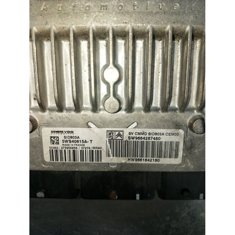 Recambio de centralita motor uce para citroën c4 grand picasso i (ua_) 2.0 hdi 138 referencia OEM IAM 9661642180 9664287480 5WS4