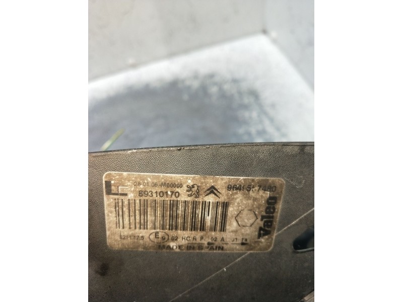 Recambio de faro izquierdo para citroën xsara picasso (n68) 1.6 hdi referencia OEM IAM 964957480  