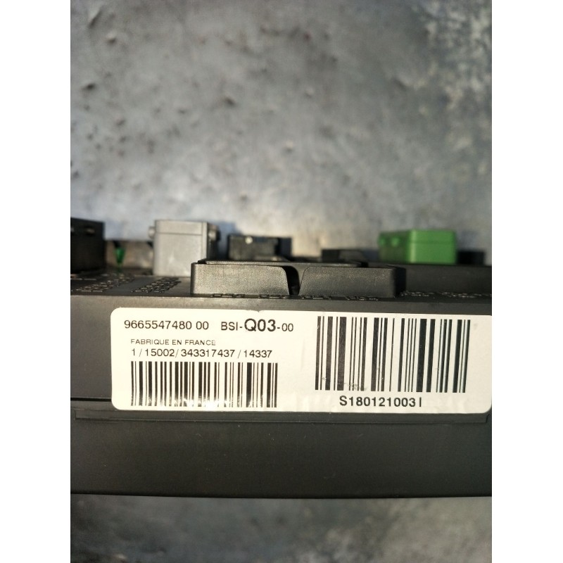 Recambio de caja reles / fusibles para citroën c4 ii (nc_) 1.2 thp 130 referencia OEM IAM 966554748000 S180121003 BSIQ0300