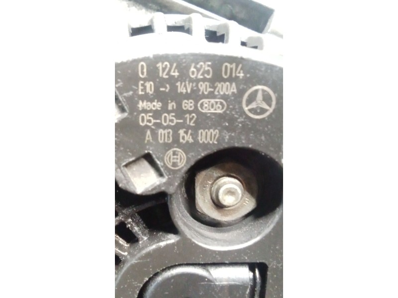 Recambio de alternador para mercedes-benz clase e (w211) e 220 cdi (211.006) referencia OEM IAM A0131540002 0124625014 200A