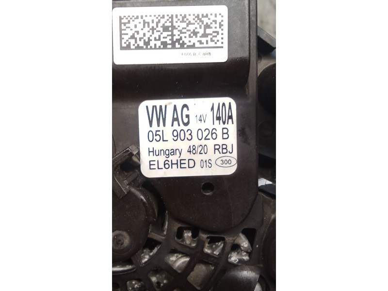 Recambio de alternador para audi a3 sportback (8ya, 8yf) 35 tdi referencia OEM IAM 05L903026B  