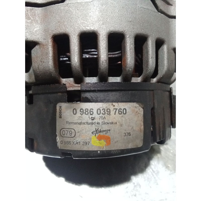Recambio de alternador para peugeot 306 hatchback (7a, 7c, n3, n5) 1.9 d referencia OEM IAM 0986039760  70A