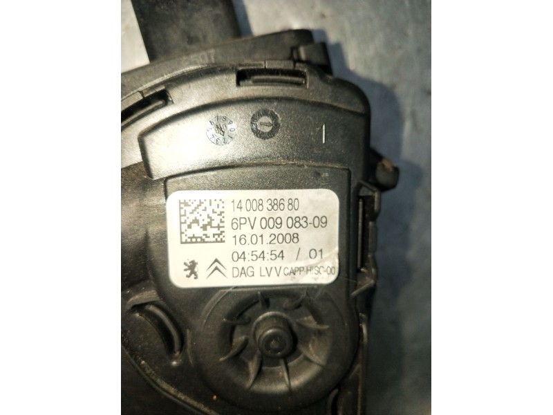 Recambio de potenciometro pedal para citroën jumpy ii furgoneta 1.6 hdi 90 16v referencia OEM IAM 6PV00908309 1400838680 