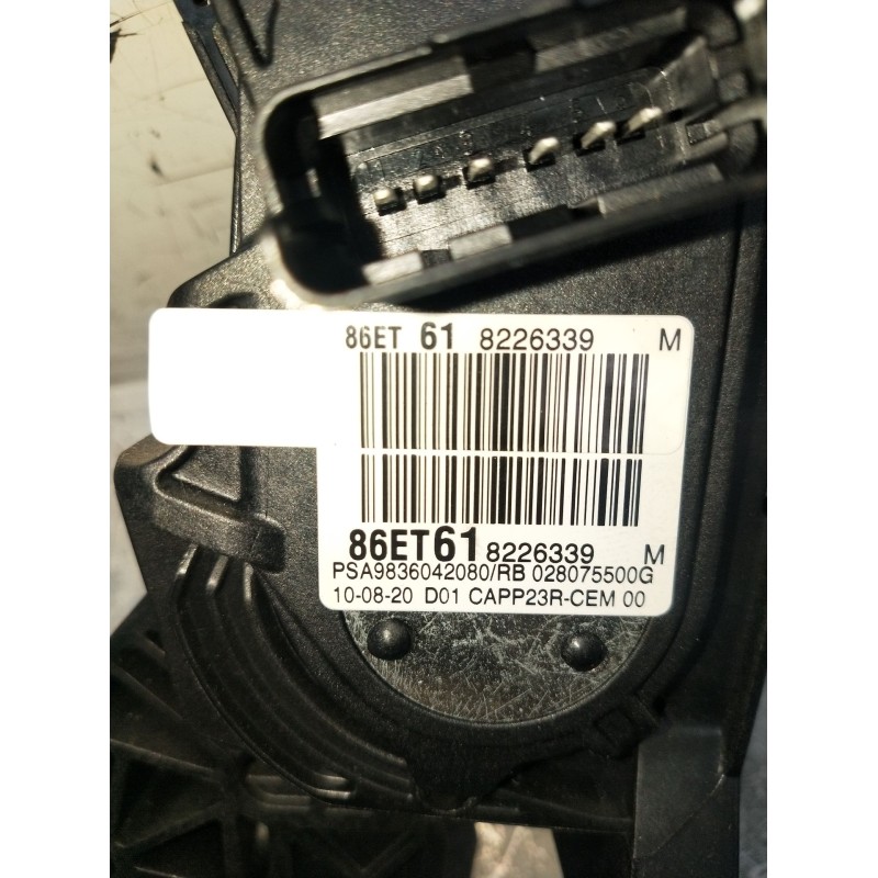 Recambio de potenciometro pedal para peugeot 3008 ii suv (mc_, mr_, mj_, m4_) 1.5 bluehdi 130 referencia OEM IAM 9836042080 0280