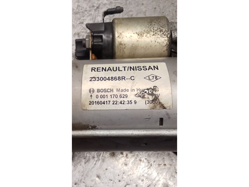 Recambio de motor arranque para renault kangoo / grand kangoo ii (kw0/1_) 1.5 dci 90 (kw05, kw08, kw0g, kw11) referencia OEM IAM