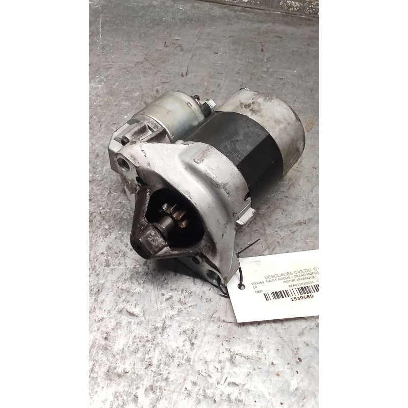 Recambio de motor arranque para renault modus / grand modus (f/jp0_) 1.2 (jp0c, jp0k, fp0c, fp0k, fp0p, jp0p, jp0t) referencia O