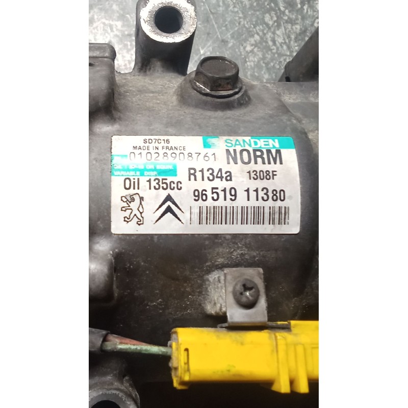 Recambio de compresor aire acondicionado para citroën c4 grand picasso i (ua_) 2.0 hdi 138 referencia OEM IAM 9651911380  