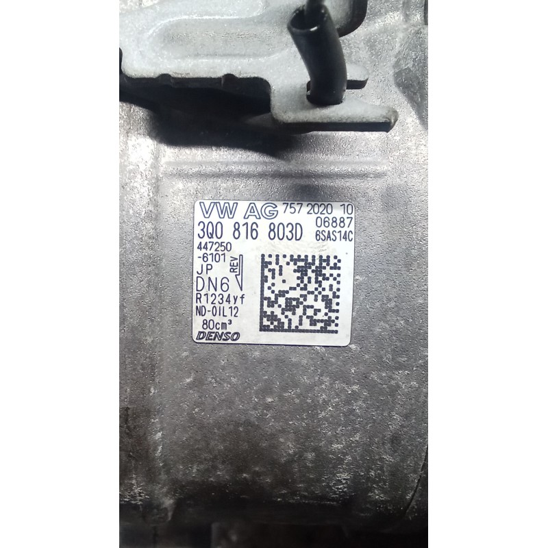 Recambio de compresor aire acondicionado para audi a3 sportback (8ya, 8yf) 35 tdi referencia OEM IAM 3Q0816803D  