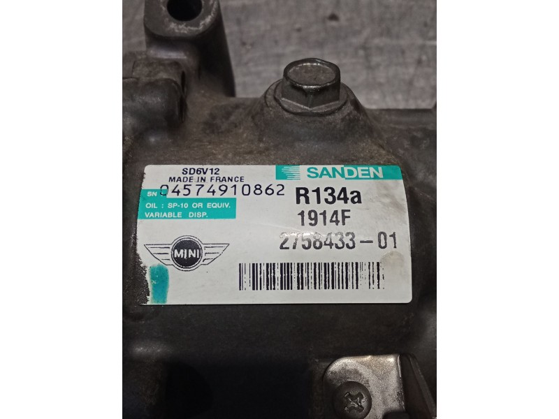 Recambio de compresor aire acondicionado para mini mini (r56) cooper referencia OEM IAM   