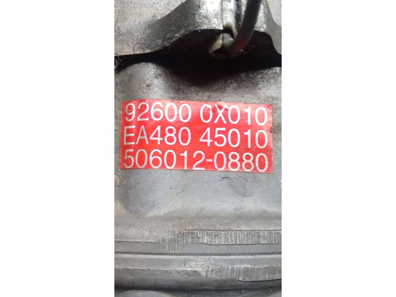 Recambio de compresor aire acondicionado para nissan terrano ii (r20) 2.7 tdi 4wd referencia OEM IAM 926000X010  