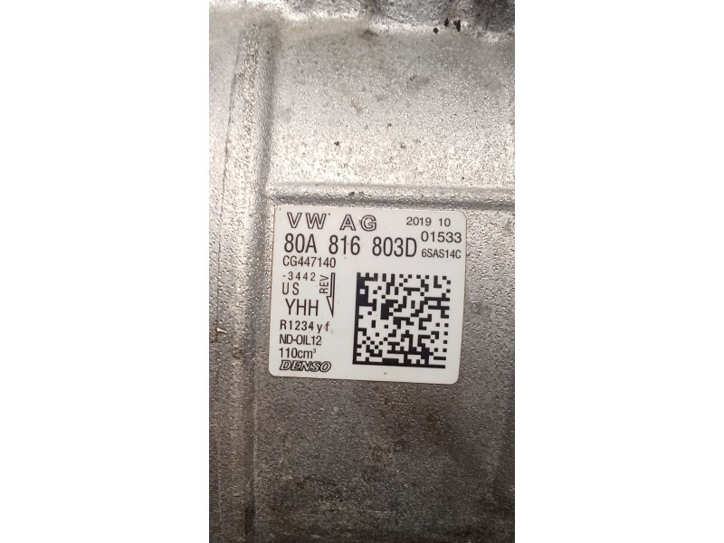 Recambio de compresor aire acondicionado para audi q5 (fyb, fyg) sq5 tdi mild hybrid quattro referencia OEM IAM 80A816803D  