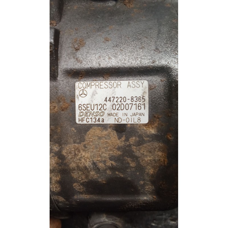Recambio de compresor aire acondicionado para mercedes-benz clase a (w168) a 140 (168.031, 168.131) referencia OEM IAM 447220836