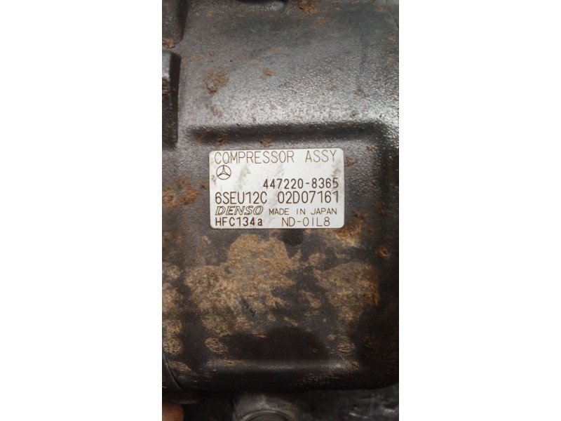 Recambio de compresor aire acondicionado para mercedes-benz clase a (w168) a 140 (168.031, 168.131) referencia OEM IAM 447220836