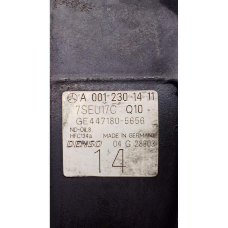 Recambio de compresor aire acondicionado para mercedes-benz clase e (w211) e 220 cdi (211.006) referencia OEM IAM A0012301411  