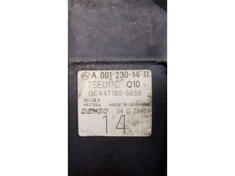 Recambio de compresor aire acondicionado para mercedes-benz clase e (w211) e 220 cdi (211.006) referencia OEM IAM A0012301411  