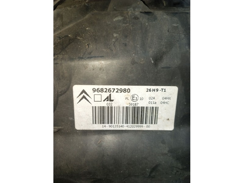 Recambio de faro derecho para citroën c3 i (fc_, fn_) 1.1 i referencia OEM IAM 9682672980  