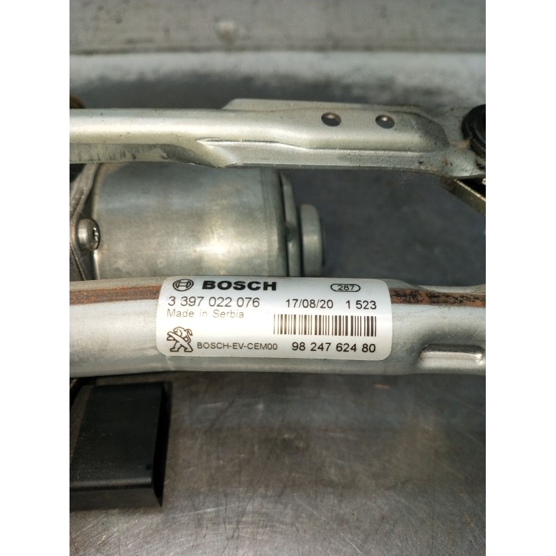 Recambio de motor limpia delantero para peugeot 3008 ii suv (mc_, mr_, mj_, m4_) 1.5 bluehdi 130 referencia OEM IAM 9824762480 3